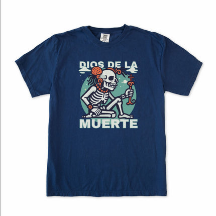 Yum Kimil Mayan Death God T-Shirt | Skeleton Mythology Graphic Tee Shirt