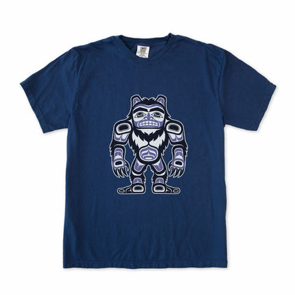 Haida Sasquatch Bigfoot T-Shirt | Indigenous Pacific Northwest Art Tshirt