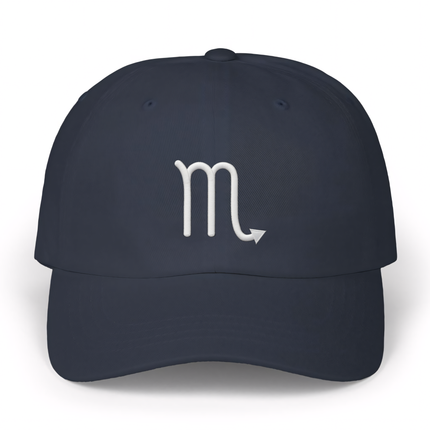 Scorpio Zodiac Baseball Cap |  Astrology Symbol Embroidered Hat