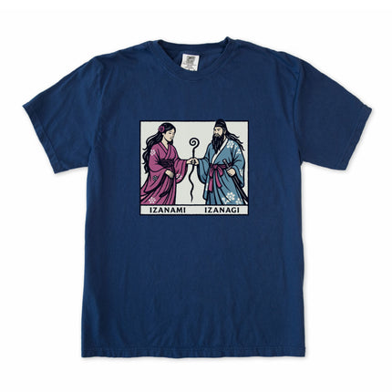 Izanami Izanagi Shinto Japanese Mythology Gods Graphic T-Shirt | Unisex Tee