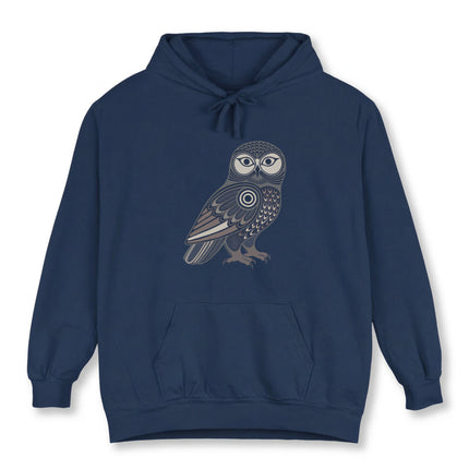Inuit Inspired Owl 2 Graphic Hoodie | Unisex Pullover | Comfort Colors Hoodie