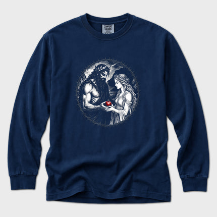 Hades and Persephone Long Sleeve T-Shirt | Greek Mythology Art