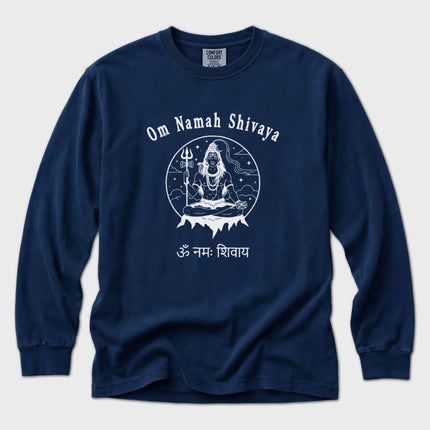 Om Namah Shivaya T-Shirt | Shiva Mantra Graphic Long Sleeve Tee