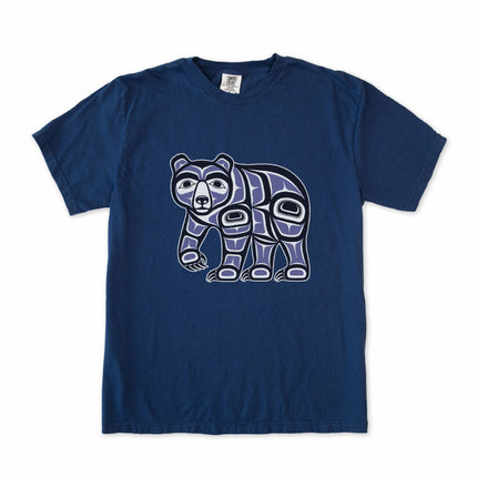 Haida Bear Indigenous Art T-Shirt | Pacific Northwest Coast Graphic Tee Tshirt