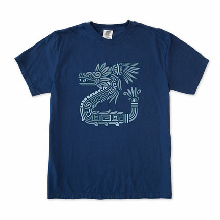 Quetzalcoatl Feathered Serpent Aztec Mayan mythology t-shirt graphic print.