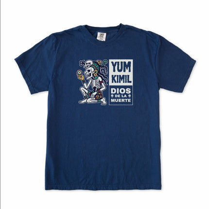 Yum Kimil Mayan Death God Skeleton T-Shirt | Mesoamerican Mythology Tee