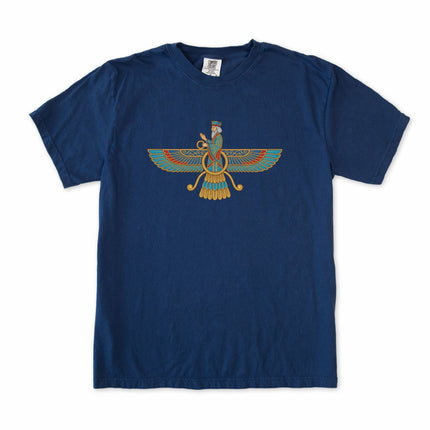Faravahar Ancient Persian Symbol T-Shirt | Zoroastrianism Graphic Tee