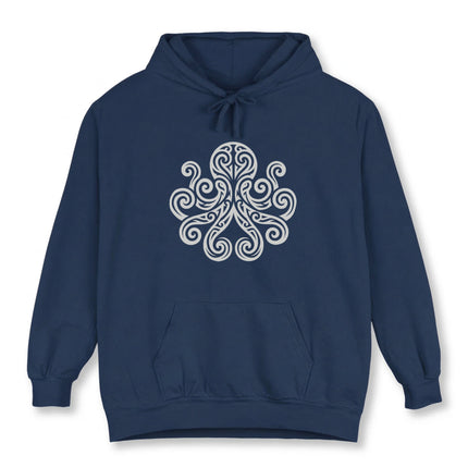 Tribal Octopus Celtic Knot Hoodie | Mythical Kraken Graphic Pullover Hoodie