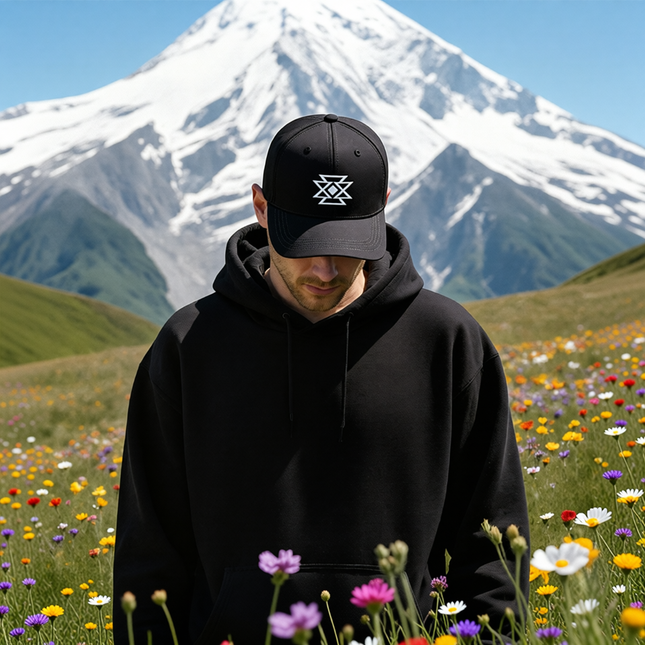 Native American Butterfly Embroidered Hat V1