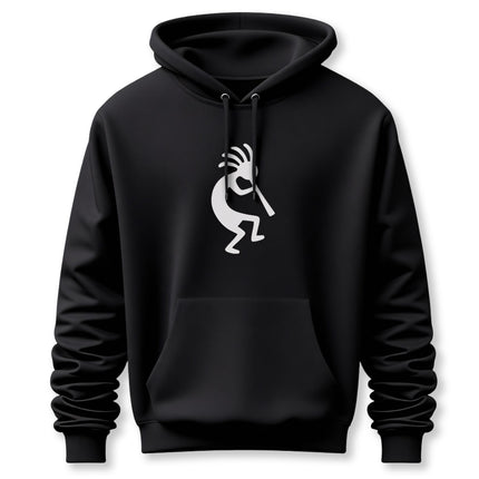 Kokopelli Flute Player Hoodie | Native American Unisex Pullover V1