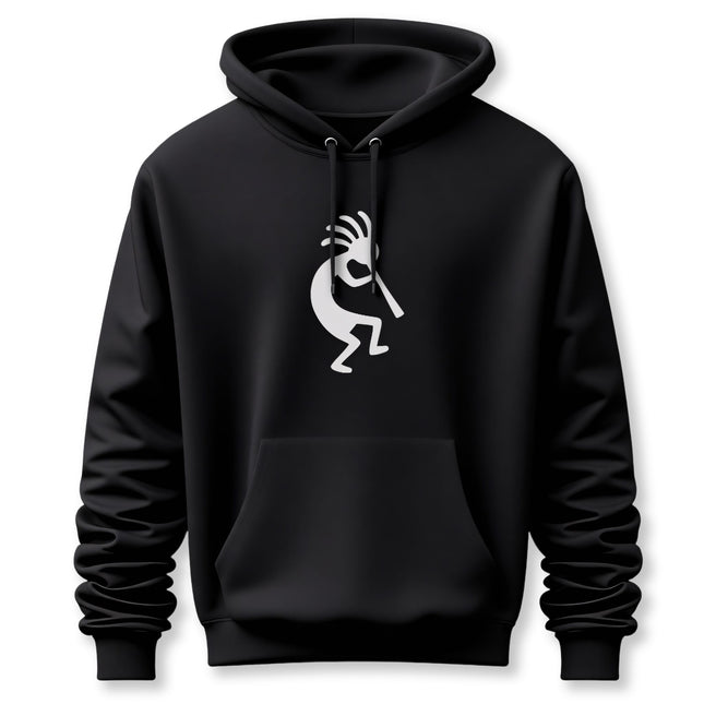 Kokopelli Flute Player Hoodie | Native American Unisex Pullover V1