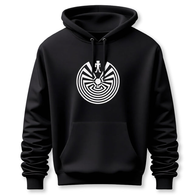 Man In The Maze Hoodie | I'itoi Native American Unisex Pullover V1