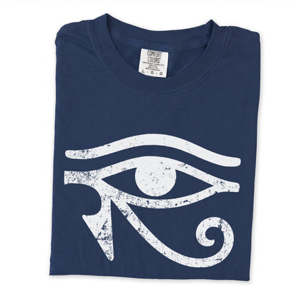 Eye of Horus ancient Egyptian symbol long sleeve t-shirt design.