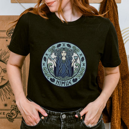 Nimue Lady of the Lake T-Shirt | Water Sorceress Celtic Mythology Tee Shirt