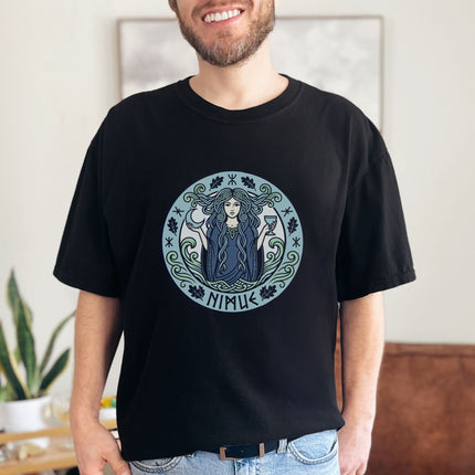 Nimue Lady of the Lake T-Shirt | Water Sorceress Celtic Mythology Tee Shirt