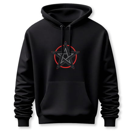 Pentagram Hoodie | Gothic Pentacle Design Unisex Pullover V6