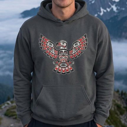 Haida Formline art eagle graphic, featuring Pacific Northwest Indigenous Northwest Coast design.