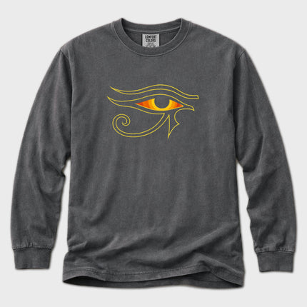 Eye of Ra Long Sleeve T-Shirt | Egyptian Sun Symbol Graphic Tee