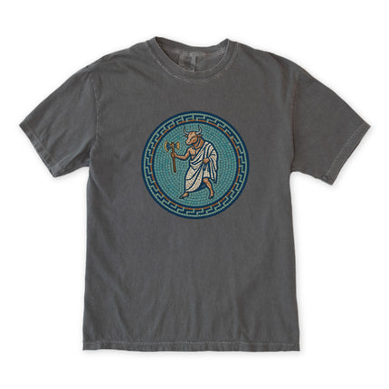 Greek Minotaur Mosaic T-Shirt | Mythology Labyrinth Axe Tee | Comfort Colors