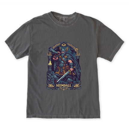 Heimdall Norse God Viking T-Shirt | Gjallarhorn Mythology Graphic Unisex Tee