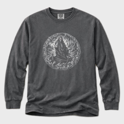 Charon Ferryman Long Sleeve T-Shirt | Greek Underworld Graphic Tee