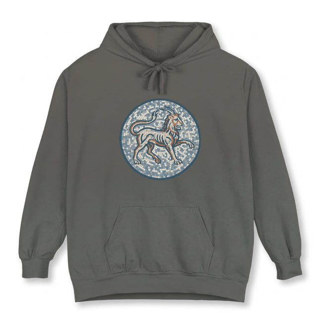 Mosaic Chimera Mythical Beast Hoodie | Greek Mythology Unisex Pullover Hoodie