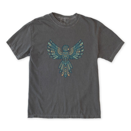 Mayan Aztec Geometric Tribal Eagle Spirit Animal T-Shirt | Comfort Colors