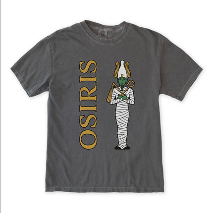Osiris Egyptian God T-Shirt | Ancient Mythology Mummy Graphic Tee Shirt