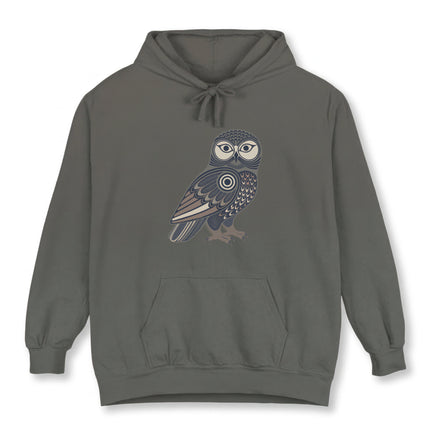 Inuit Inspired Owl 2 Graphic Hoodie | Unisex Pullover | Comfort Colors Hoodie