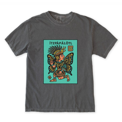 ĪTZPĀPĀLŌTL Aztec Butterfly Goddess T-Shirt | Mesoamerican Mythology Tee