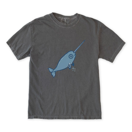 Inuit Inspired Narwhal T-Shirt | Arctic Ocean Animal Graphic Tee Shirt