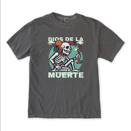 Yum Kimil Mayan Death God T-Shirt | Skeleton Mythology Graphic Tee Shirt