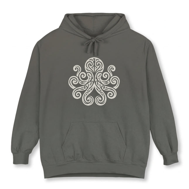 Tribal Octopus Celtic Knot Hoodie | Mythical Kraken Graphic Pullover Hoodie
