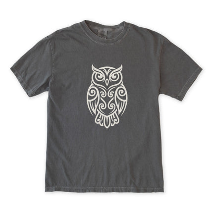 Tribal Owl T-Shirt | Intricate Celtic Knot Wisdom Unisex Unisex Tee Shirt