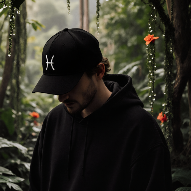 Pisces Zodiac Embroidered Hat | Casual Cap V1