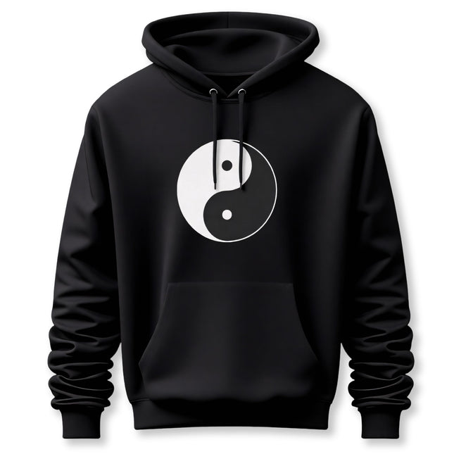 Yin Yang Zen Symbol Pullover Hoodie | Cosmic Balance Sweatshirt V1