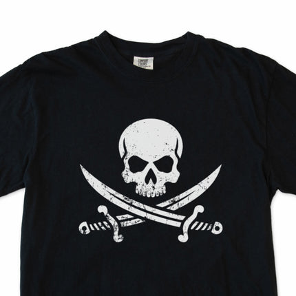 Jolly Roger Flag Pirate Skull T-Shirt | Buccaneer Iconography Unisex Tee