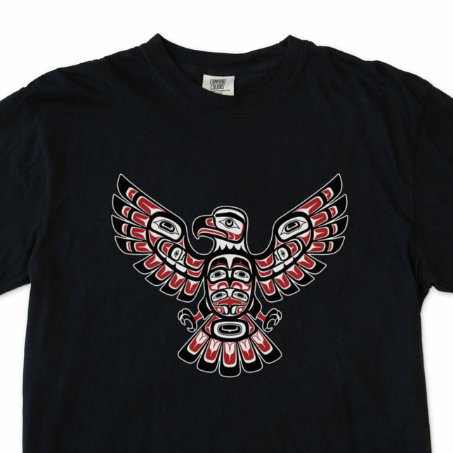 Haida Eagle Formline Art T-Shirt | Indigenous Northwest Coast Graphic Tee Tshirt