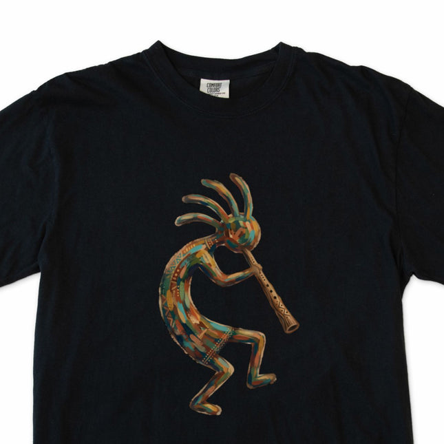 Kokopelli Native American T-Shirt - Southwestern Art Graphic Tee