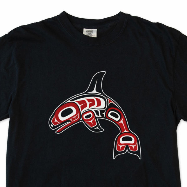 Pacific Northwest Orca T-Shirt - Native Formline Killer Whale Graphic Tee