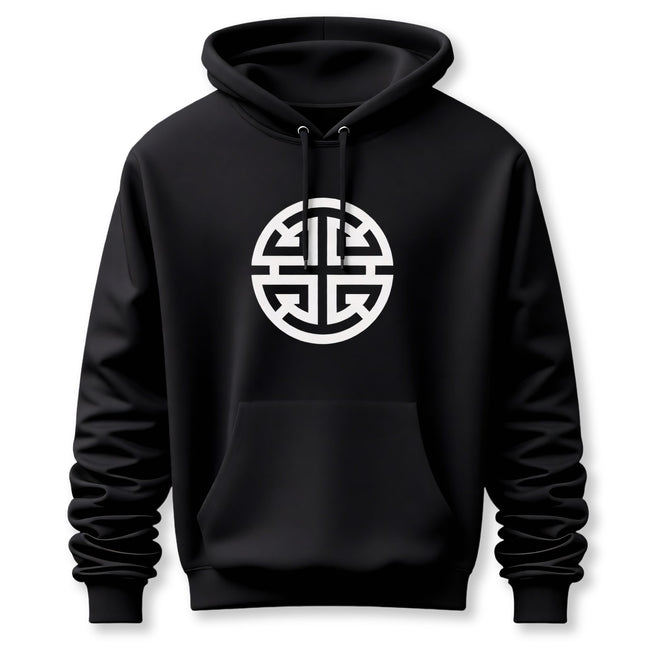 Prosperity Lu Symbol Hoodie | Unisex Chinese Good Luck Pullover V1