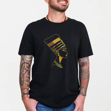 Nefertiti T-Shirt | Egyptian Queen Graphic Print Unisex Tee | Egypt Art Shirt