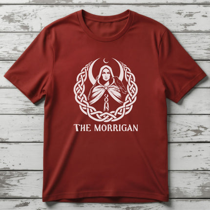 Morrigan Celtic Goddess Raven Moon T-Shirt | Irish Mythology Tee | V1
