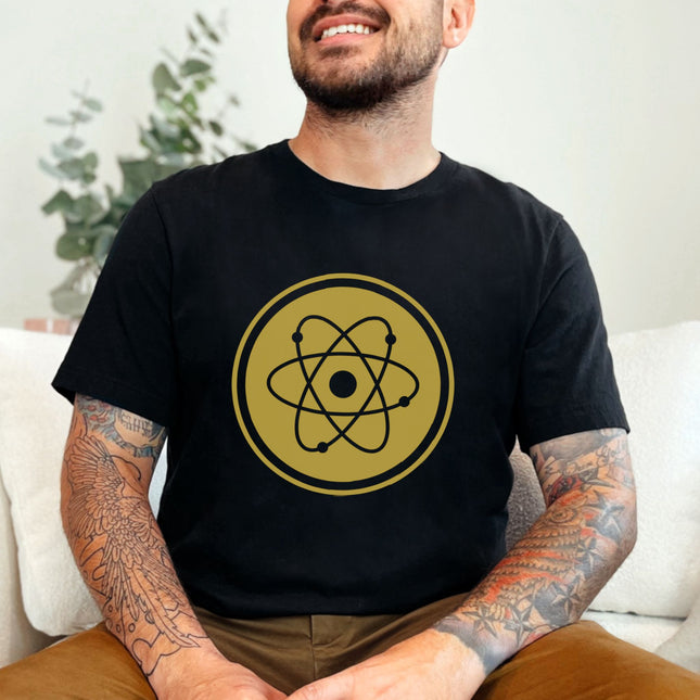 Science Atom Symbol T-Shirt | Nuclear Physics Chemistry Graphic Tee Shirt