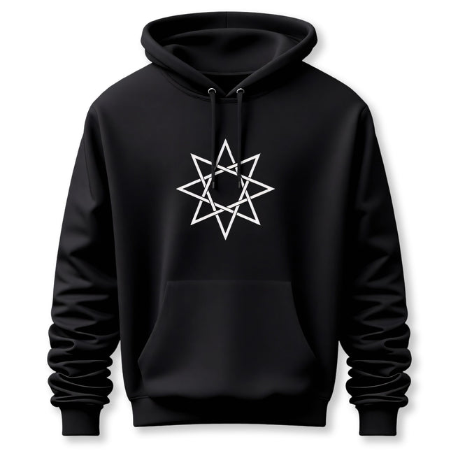 Octagram 8-Pointed Star Hoodie | Sacred Geometry Unisex Pullover V1