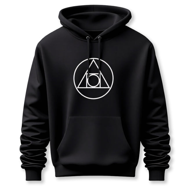 Sacred Geometry Philosopher's Stone Hoodie | Unisex Alchemy Graphic Pullover V1