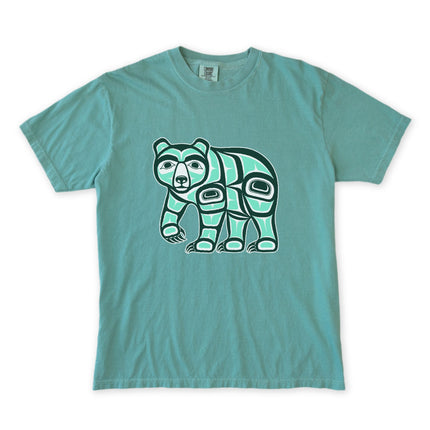Haida Bear Indigenous Art T-Shirt | Pacific Northwest Coast Graphic Tee Tshirt