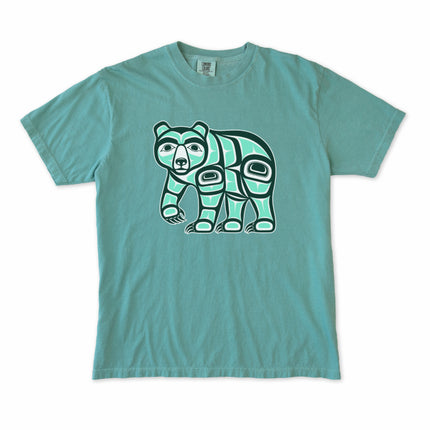 Haida Bear indigenous art t-shirt featuring Pacific Northwest coast graphic style print.