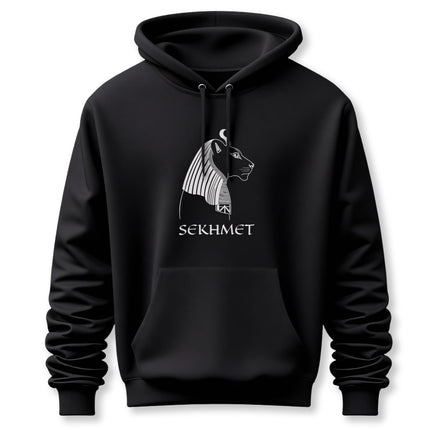 Sekhmet Egyptian Lion Goddess Hoodie |  Graphic and Text Unisex Pullover V1
