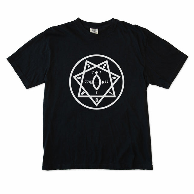 T-Shirt étoile de Babalon Thelema Magie Symbole Occulte | T-shirt Comfort Colors